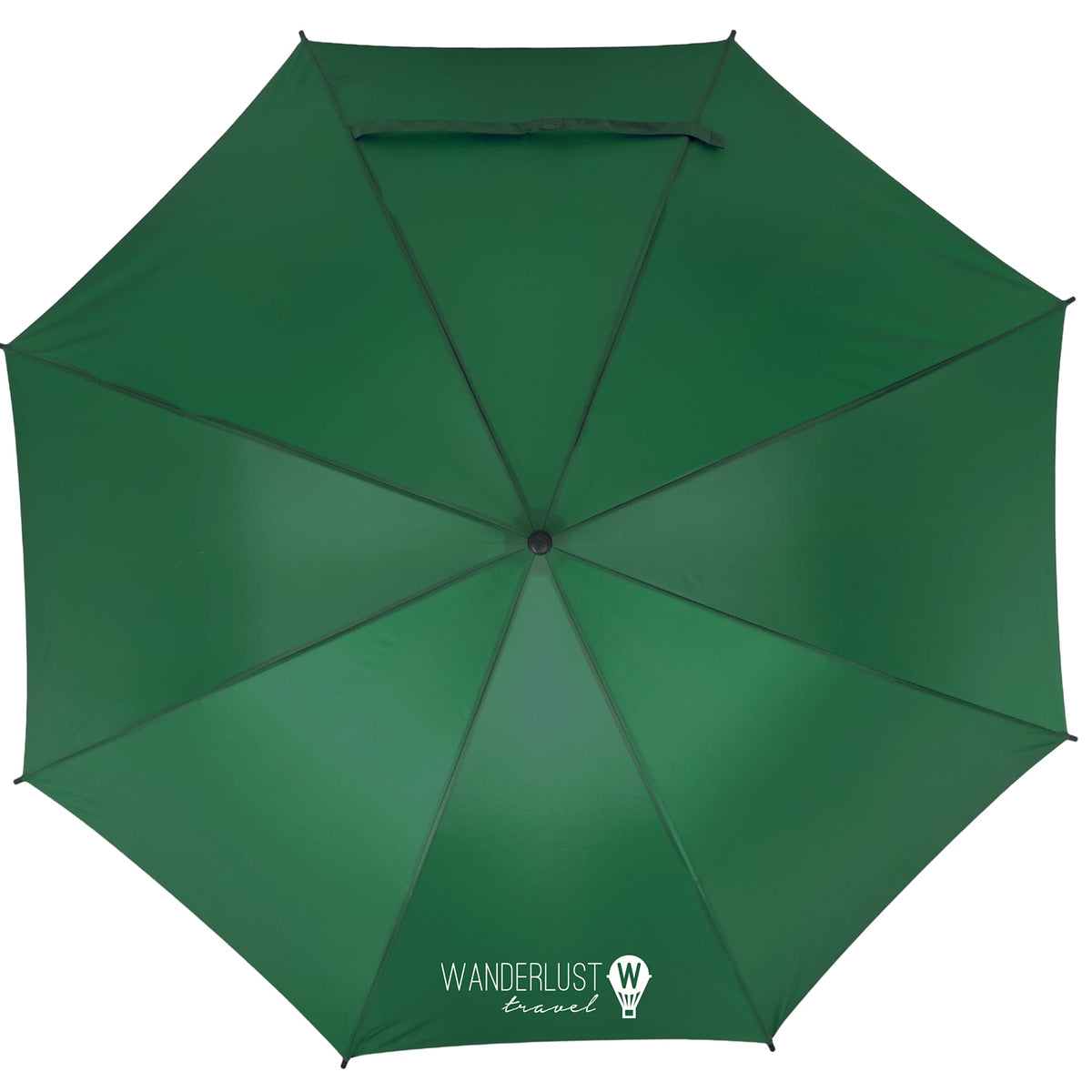 Auto-Open Umbrella, 46 Inch Arc - Green - Front