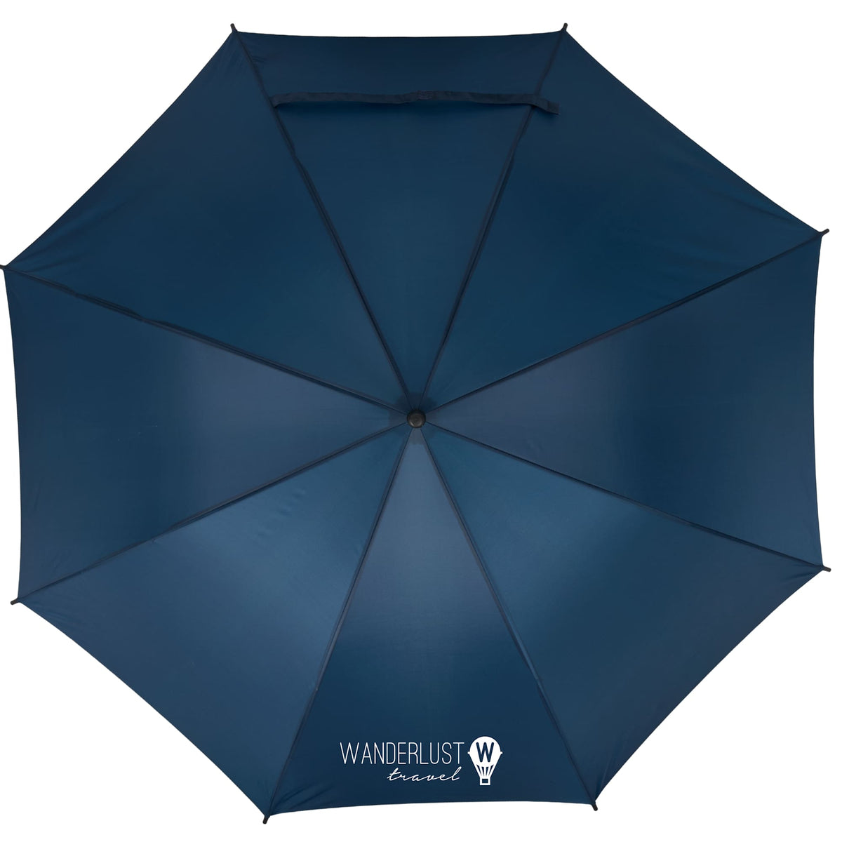 Auto-Open Umbrella, 46 Inch Arc - Navy - Front