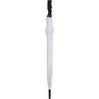 Auto-Open Umbrella, 46 Inch Arc - White - Closed