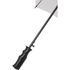 Auto-Open Umbrella, 46 Inch Arc - White - Handle