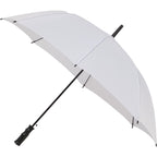 Auto-Open Umbrella, 46 Inch Arc - White - Left Angle 2