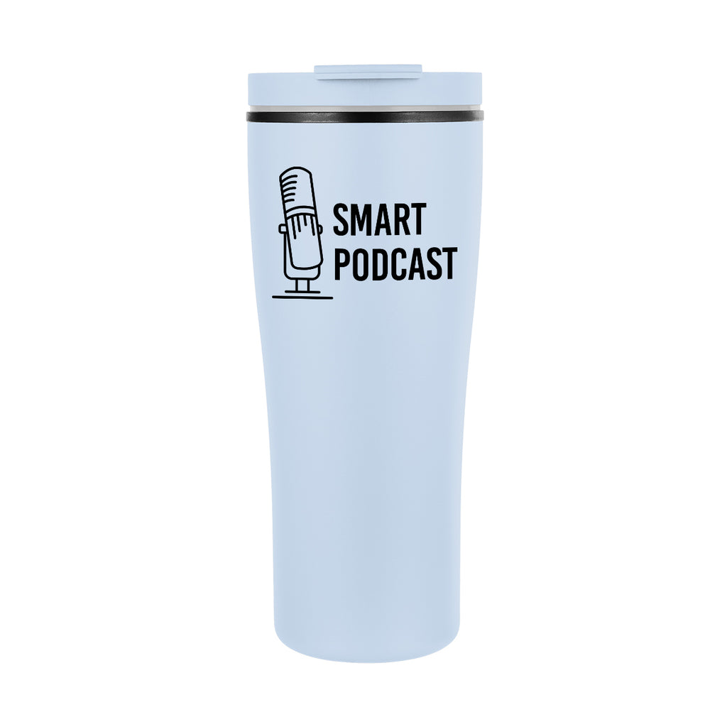 Avalon Recycled Stainless Steel Tumbler, 23 oz - Light Blue - Silk Screen