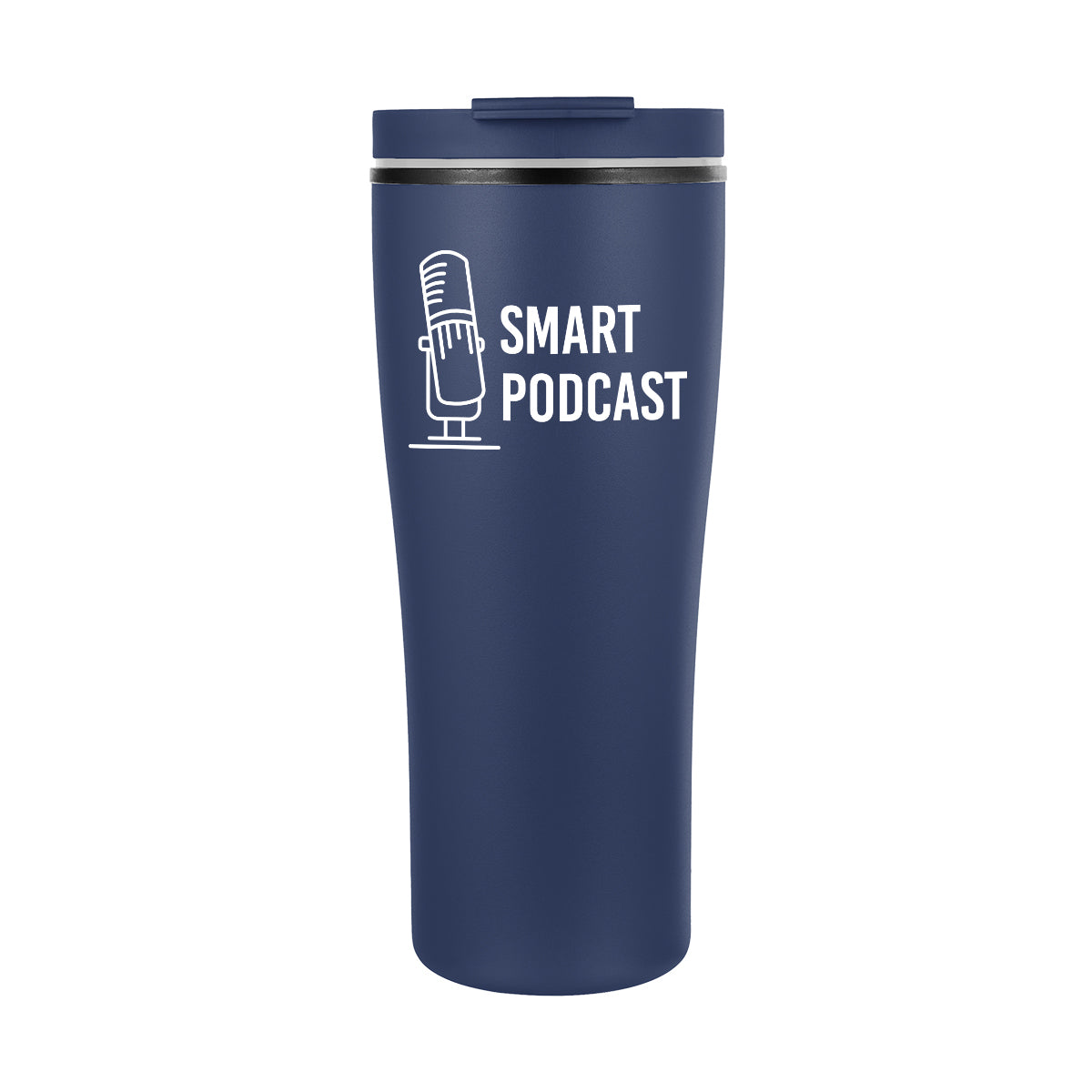 Avalon Recycled Stainless Steel Tumbler, 23 oz - Navy - Silk Screen