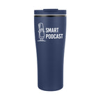 Avalon Recycled Stainless Steel Tumbler, 23 oz - Navy - Silk Screen