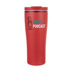 Avalon Recycled Stainless Steel Tumbler, 23 oz - Red - Colorbrite