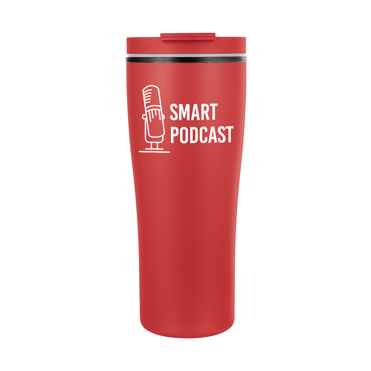 Avalon Recycled Stainless Steel Tumbler, 23 oz - Red - Silk Screen