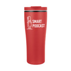 Avalon Recycled Stainless Steel Tumbler, 23 oz - Red - Silk Screen