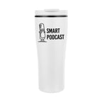 Avalon Recycled Stainless Steel Tumbler, 23 oz - White - Silk Screen
