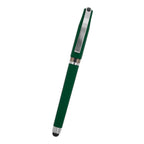 Avendale Velvet Touch Gel Pen with Stylus - Forest Green - Front