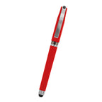 Avendale Velvet Touch Gel Pen with Stylus - Red - Front