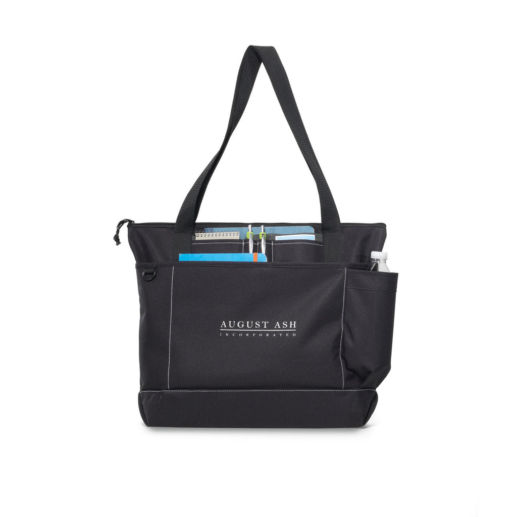 Avenue Business Tote with Tablet Pocket - Black - View 1