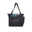 Avenue Business Tote with Tablet Pocket Embroidery - Black - View 1