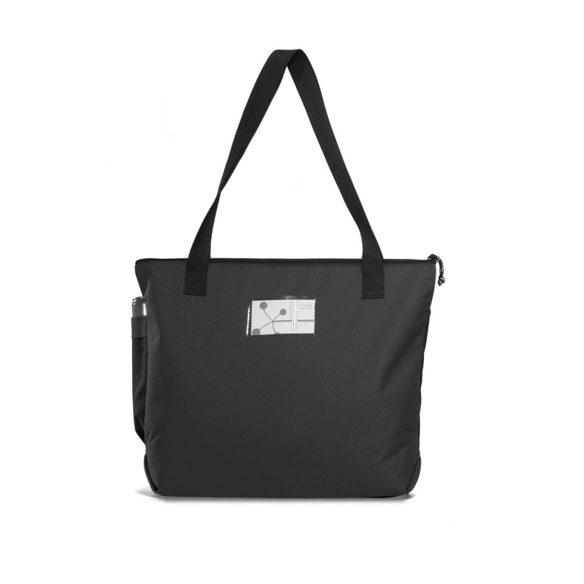 Avenue Business Tote with Tablet Pocket Embroidery - Black - View 2