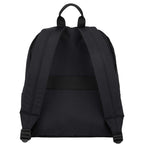 Avery Small Backpack in Recycled Crinkle Fabric, 10L Transfer - Black - Back