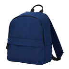 Avery Small Backpack in Recycled Crinkle Fabric, 10L Transfer - Navy - Left Angle