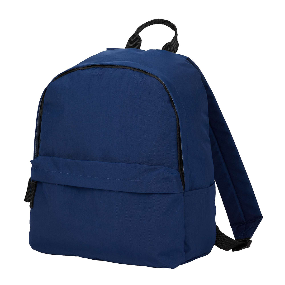 Avery Small Backpack in Recycled Crinkle Fabric, 10L Transfer - Navy - Left Angle