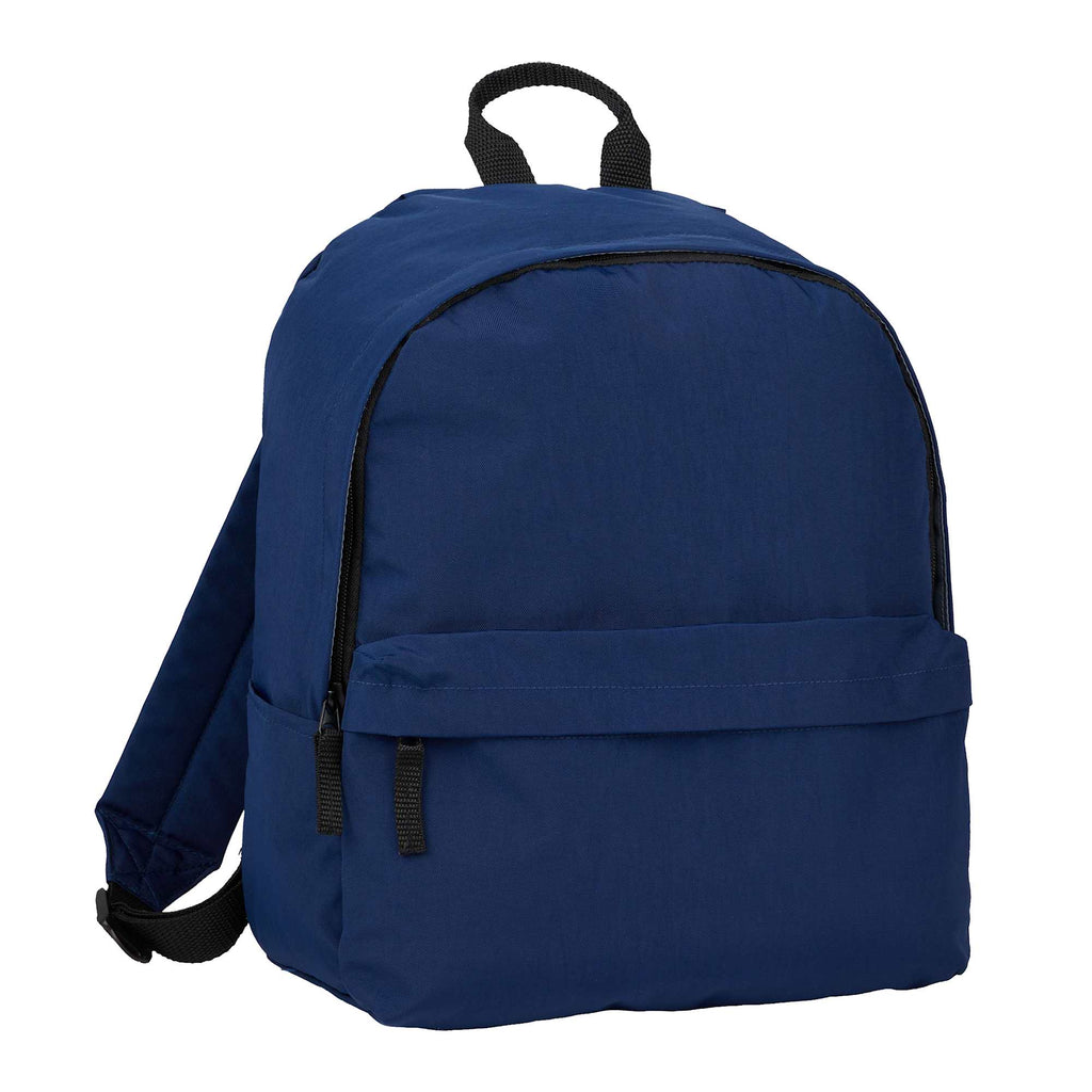 Avery Small Backpack in Recycled Crinkle Fabric, 10L Transfer - Navy - Right Angle