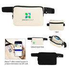 Aware Recycled Cotton Canvas Belt Bag, 10 oz