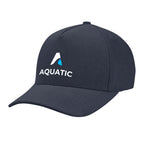 Aware Recycled Cotton Cap with a Leatherette Backstrap Embroidery - Navy - Colorbrite