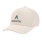 Aware Recycled Cotton Cap with a Leatherette Backstrap Embroidery - Sand - Embroidery