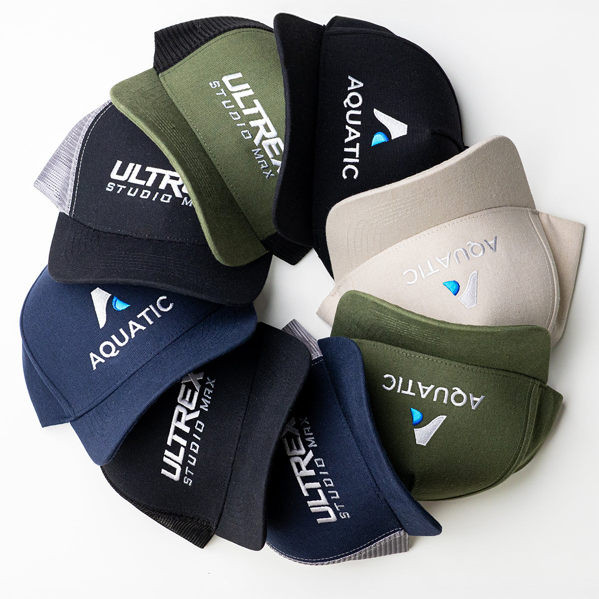 Aware Recycled Cotton Cap with Mesh Back Embroidery - Lifestyle_Embroidery