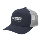 Aware Recycled Cotton Cap with Mesh Back Embroidery - Navy - Embroidery