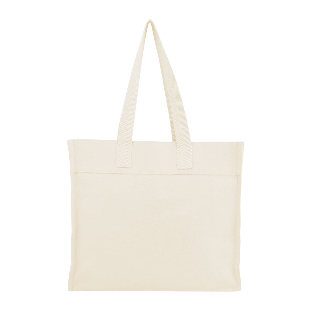 Aware Recycled Cotton North South Tote, 14 oz - Back