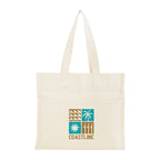 Aware Recycled Cotton North South Tote, 14 oz Embroidery - Colorbrite