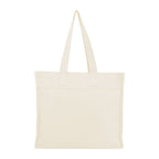 Aware Recycled Cotton North South Tote, 14 oz Embroidery - Natural - Back