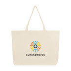 Aware Recycled Cotton Shopper Tote Bag, 9 oz - Natural - Colorbrite