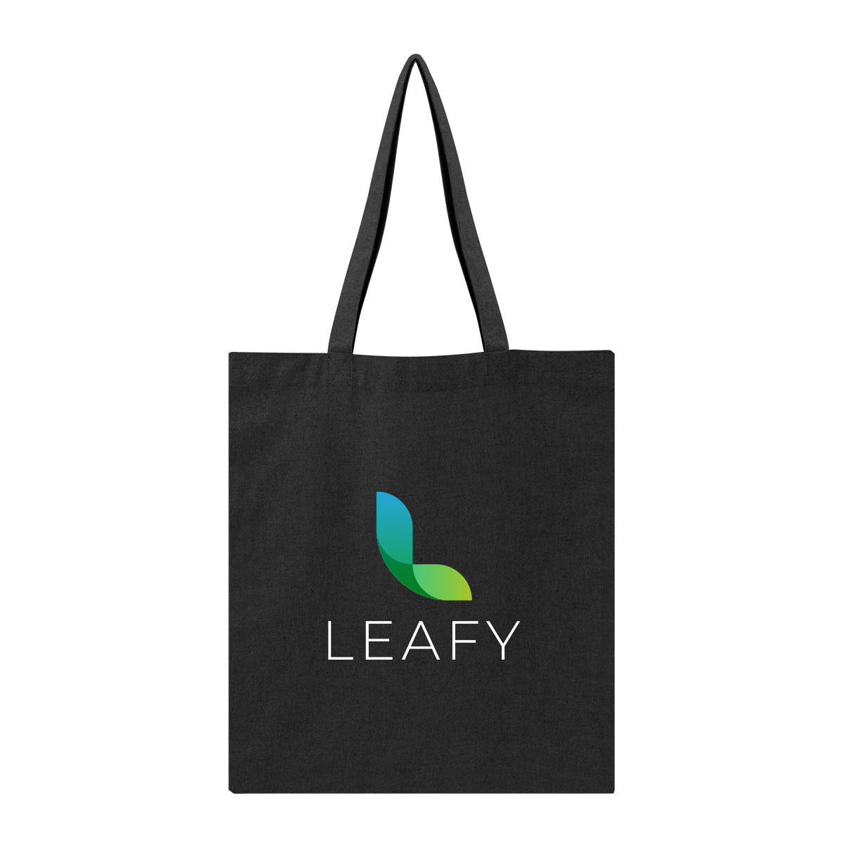 Aware Recycled Cotton Tote Bag, 4 oz - Black - Colorbrite