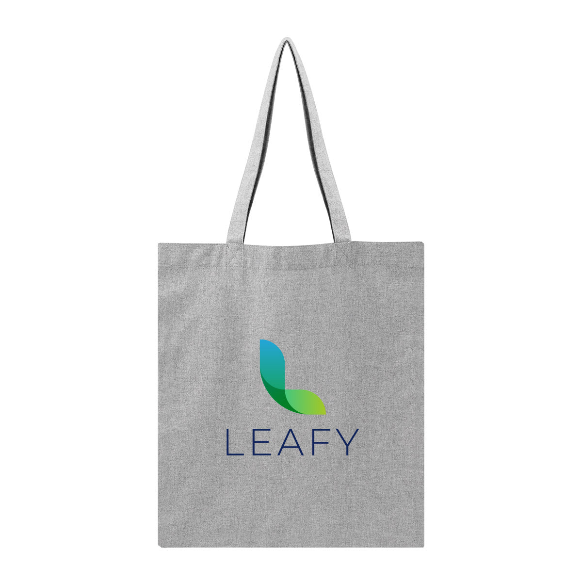 Aware Recycled Cotton Tote Bag, 4 oz Embroidery - Gray - Colorbrite