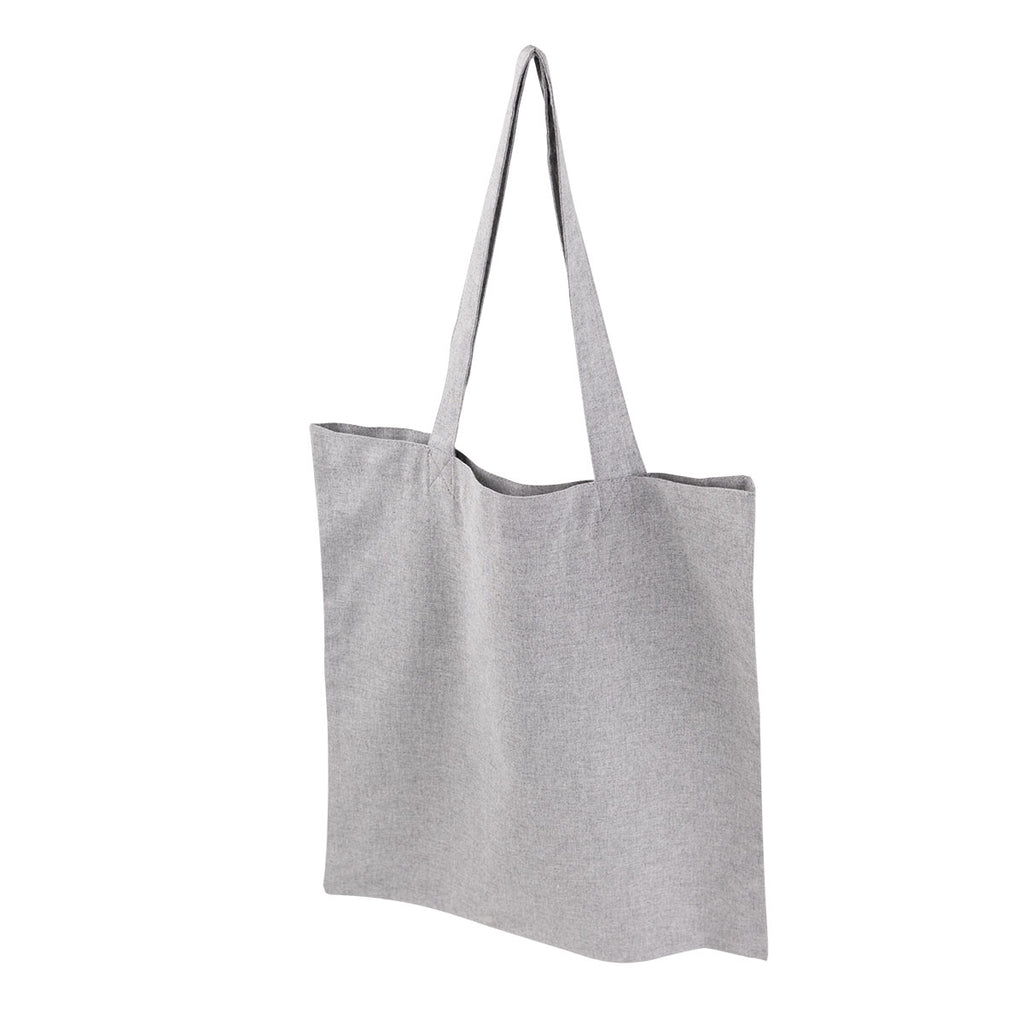 Aware Recycled Cotton Tote Bag, 4 oz Embroidery - Natural - Angle