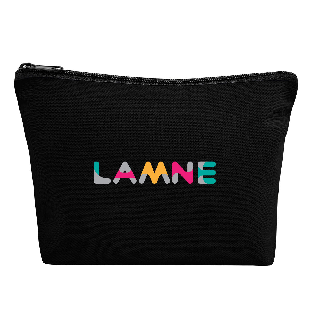 Aware Recycled Cotton Zip Pouch, 10 oz - Black - Colorbrite