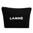 Aware Recycled Cotton Zip Pouch, 10 oz - Black - Silk Screen