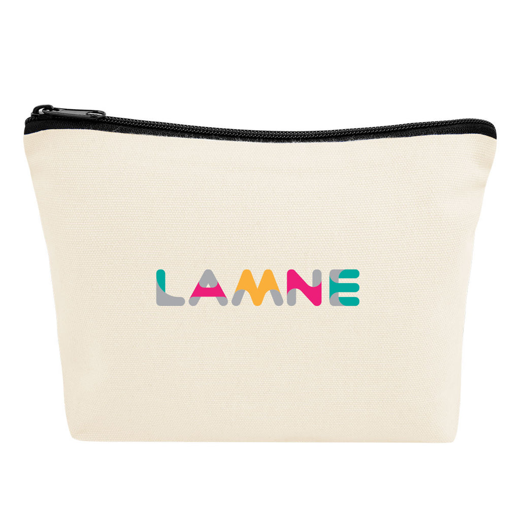 Aware Recycled Cotton Zip Pouch, 10 oz - Natural - Colorbrite