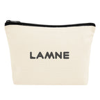 Aware Recycled Cotton Zip Pouch, 10 oz - Natural - Silk Screen
