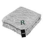 AWS Alpine Sherpa Blanket in Recycled PET - Gray - Embroidery