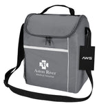 AWS Conrad Cooler Bag for 12 Cans - Gray - Silk Screen