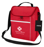 AWS Conrad Cooler Bag for 12 Cans - Red - Silk Screen