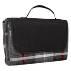 AWS Highlander Picnic Blanket, Roll-Up - Black - Angle_Blank