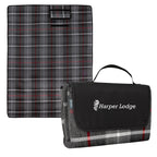 AWS Highlander Picnic Blanket, Roll-Up - Black - Silk Screen
