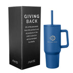 AWS Intrepid Recycled Stainless Steel Tumbler, 40 oz - Laser