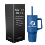 AWS Intrepid Recycled Stainless Steel Tumbler, 40 oz - Silk Screen