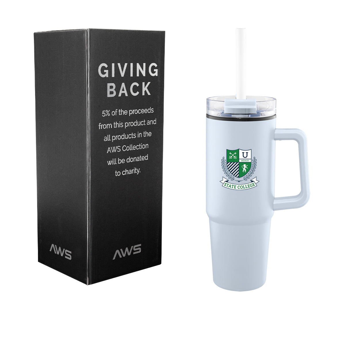AWS Intrepid Recycled Tumbler, 30 oz - Colorbrite