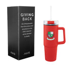 AWS Intrepid Recycled Tumbler, 30 oz - Red - Colorbrite