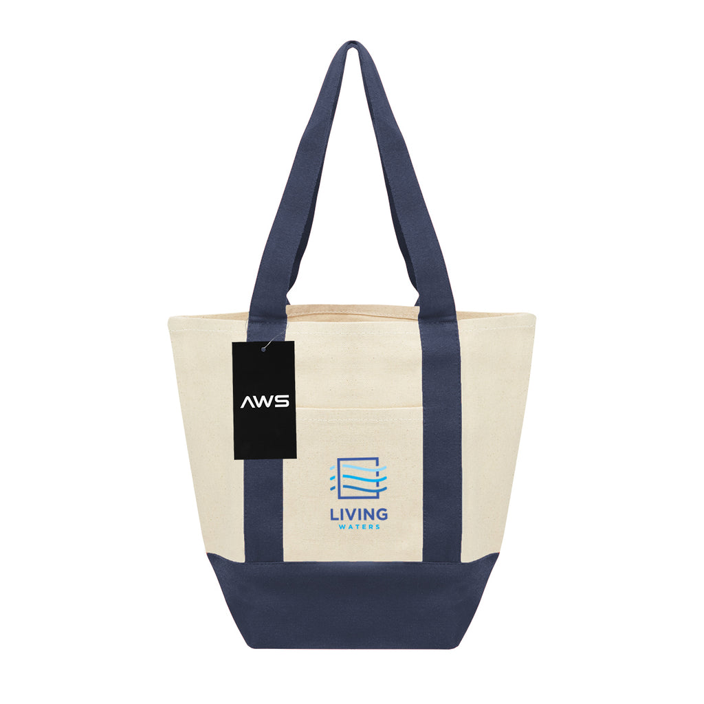 AWS Mini Starboard Recycled Cotton Canvas Tote, 10 oz - Colorbrite