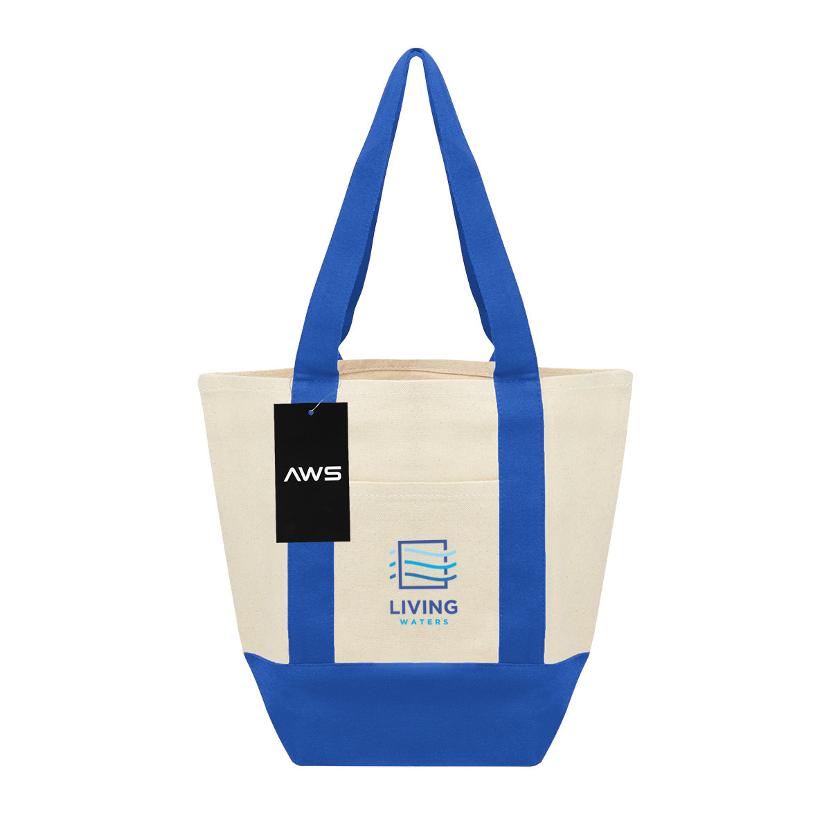 AWS Mini Starboard Recycled Cotton Canvas Tote, 10 oz - Colorbrite