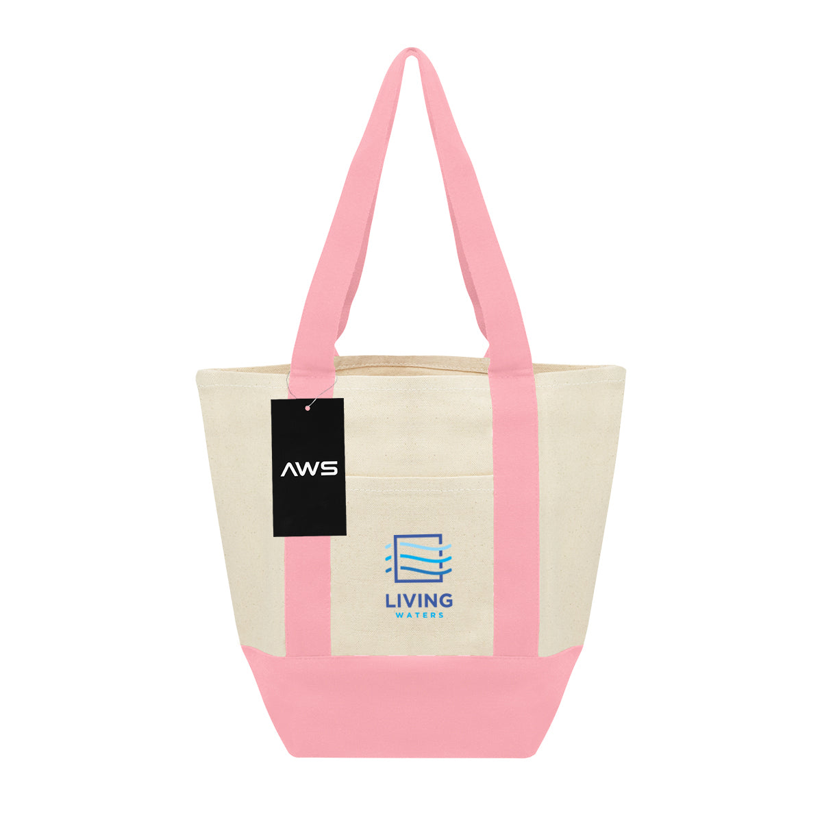 AWS Mini Starboard Recycled Cotton Canvas Tote, 10 oz - Colorbrite