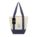 AWS Mini Starboard Recycled Cotton Canvas Tote, 10 oz - Navy - Colorbrite